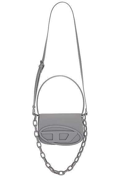 Diesel Loop & Chain Handbag in Grey