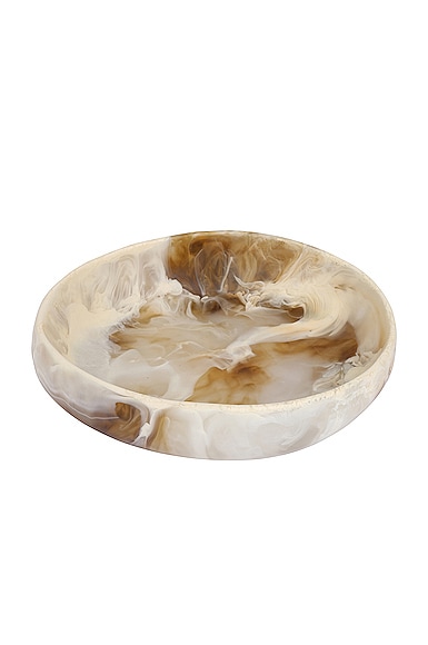 DINOSAUR DESIGNS Small Earth Bowl in Light Horn Swirl