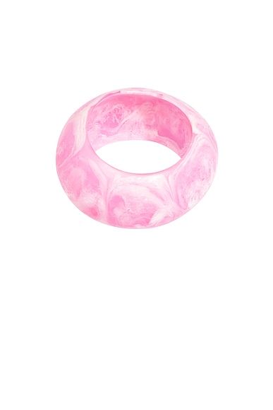 DINOSAUR DESIGNS Boulder Bangle in Shell Pink Swirl