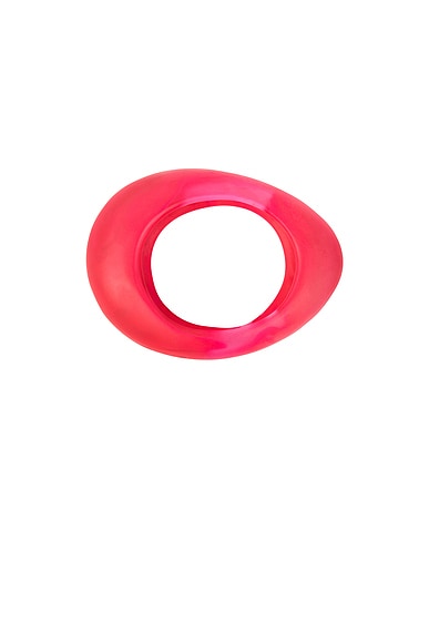 DINOSAUR DESIGNS Large Rock Bangle in Flamingo