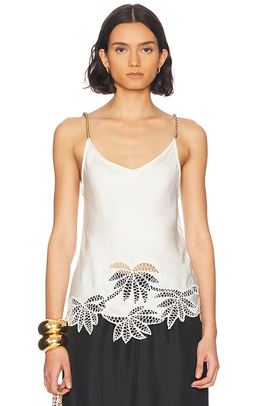 Diotima Bennett Camisole Top in Off-white