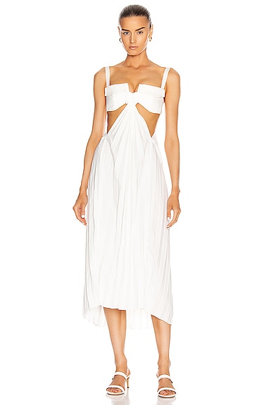 Dion Lee Bonded Pocket Bra Knot Dress 