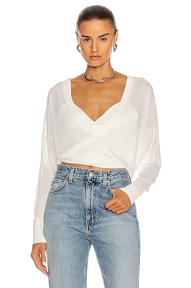 Dion Lee Loop Layered Sweater in Ivory FWRD