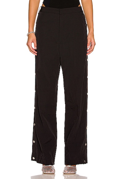 Dion Lee Snap Off Parachute Pant in Black
