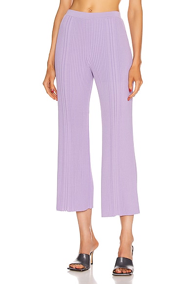 【ギフ_包装】 Crop Pleat Pinnacle Lee Dion Top FWRD | Violet in トップス