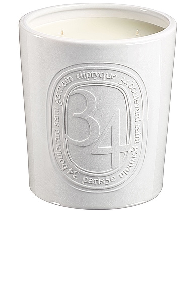 Diptyque 34 Indoor And Outdoor Candle In White