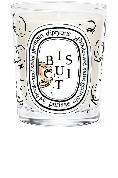 Diptyque Biscuit Cookie Candle In White