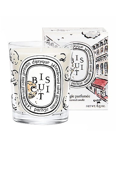Shop Diptyque Biscuit Cookie Candle In N,a