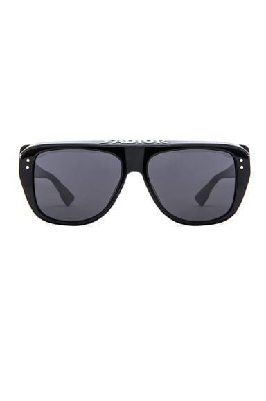 Dior Club 2 Sunglasses in Black FWRD