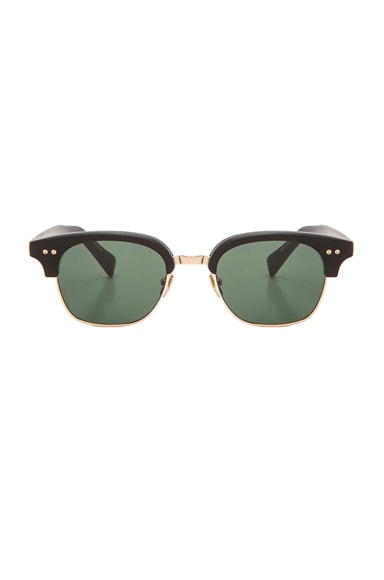 Dita Statesman Two in Matte Black & 12K Gold | FWRD Dita Statesman Two in Matte Black & 12K Gold | FWRD