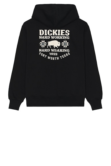 Dickies Chest Hit Logo Hoodie in Black