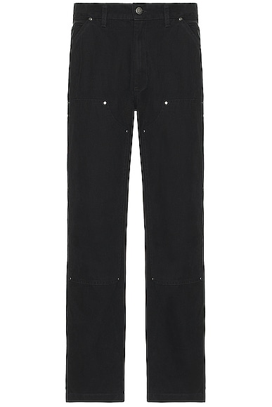 Shop Dickies Double Front Duck Pant In Stonewashed Black