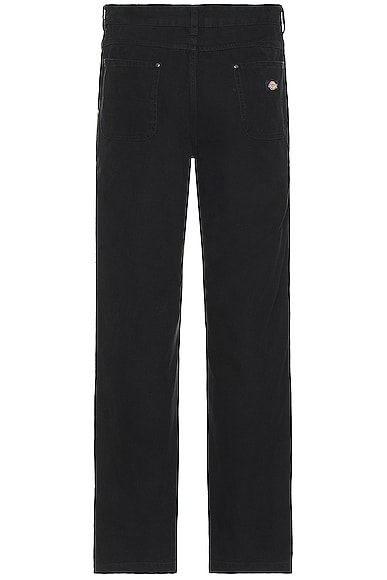Shop Dickies Double Front Duck Pant In Stonewashed Black