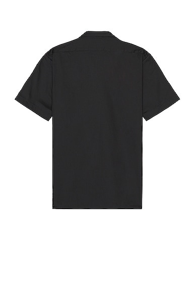 Shop Dickies Original Twill Short Sleeve Work Shirt In Black
