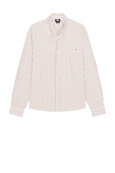 Dickies Long Sleeve Gallatin Shirt in Egret