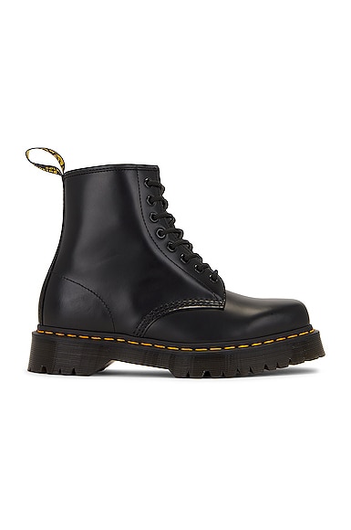 Dr. Martens 1460 Bex Squared Polished Smooth Boot in Black