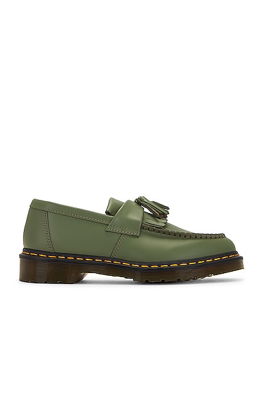 DR. MARTENS' ADRIAN YELLOW STITCH SMOOTH LOAFER