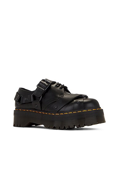 Dr. Martens 1461 Quad Harness Boot in Black Smart Closet