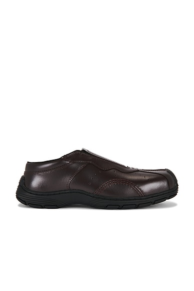 Satin Finish Leather Aurix Mule