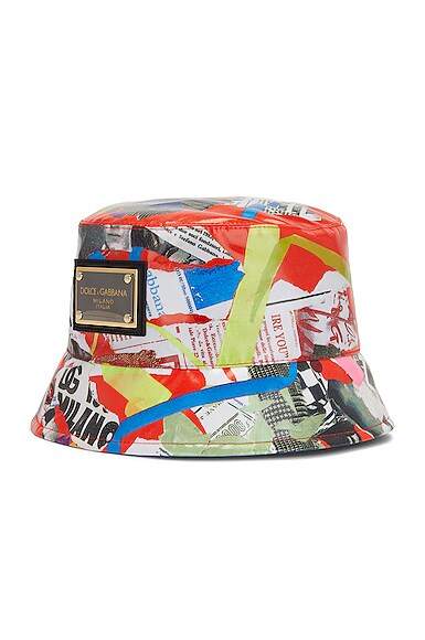 Dolce Gabbana Bucket Hat in Arancio FWRD