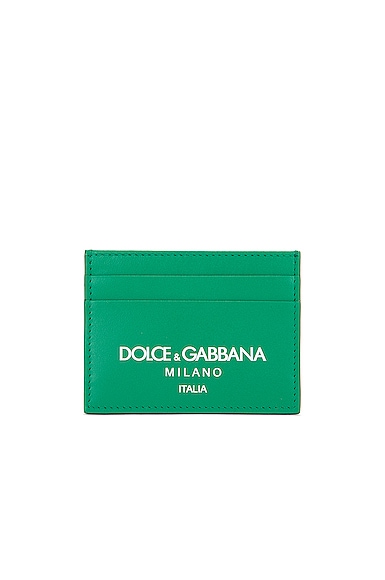 Dolce & Gabbana Varia Wallet in Green