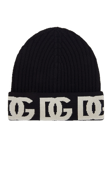 Dolce & Gabbana Logo Beanie in Combined Color | FWRD