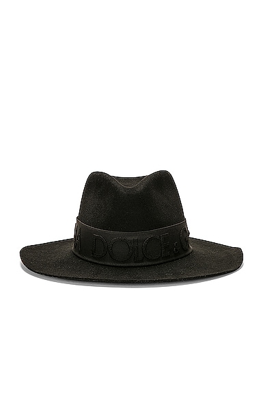 Dolce & Gabbana Cowboy Hat in Black
