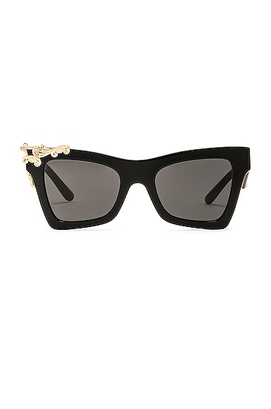 Dolce & Gabbana Square Sunglasses in Black | FWRD