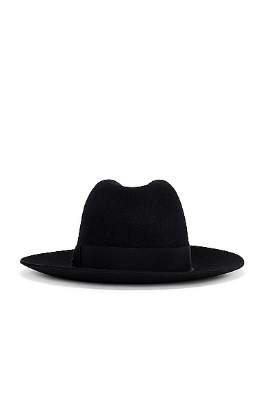Shop Dolce & Gabbana Fedora Hat In Nero