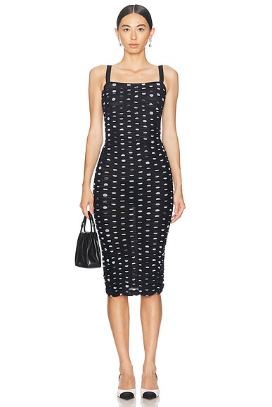 Dolce & Gabbana Midi Dress in Nero