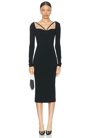 Helmut lang one shoulder dress best sale