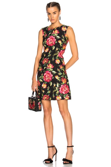 Floral Sleeveless Mini Dress