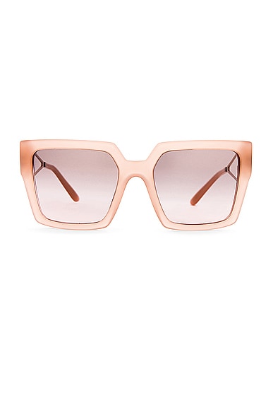 Dolce & Gabbana Square Sunglasses In Opal Rose