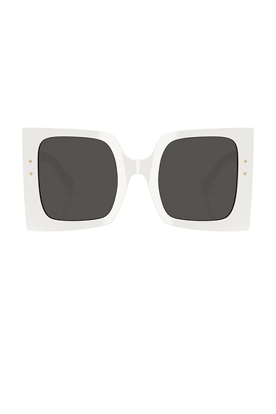 Dolce & Gabbana Square Sunglasses in White