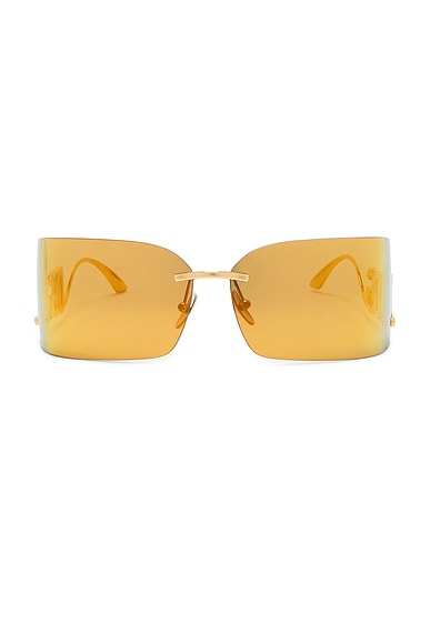Dolce & Gabbana Rectangular Sunglasses in Gold