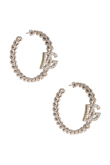 Logo Hoop Earrings