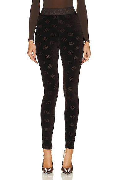The Andamane Holly 80's Legging in Rouge Noir