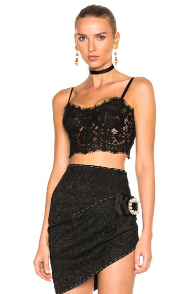 Cropped Lace Tank