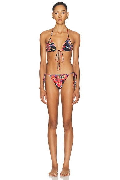Lycra Print Bikini Set