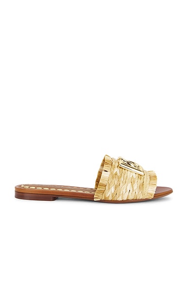 【関税込み】dolce & gabbana Raffia braid slides Dolce & Gabbana Raffia Braid Slides | italist