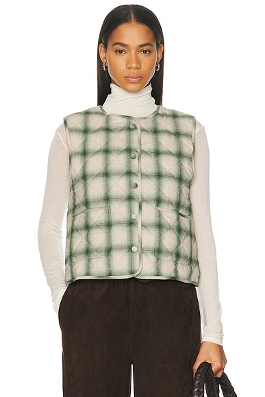 The Quilted Plaid Flannel Vest