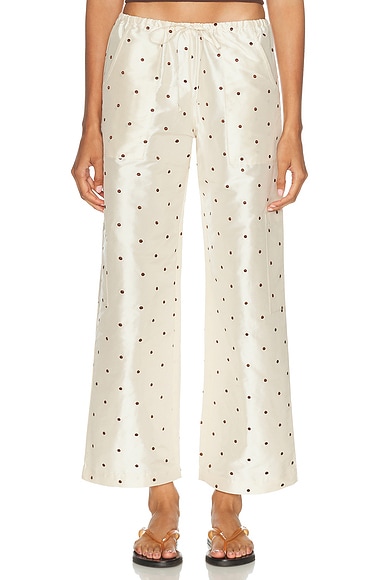 The Taffeta Drawstring Cargo Pant