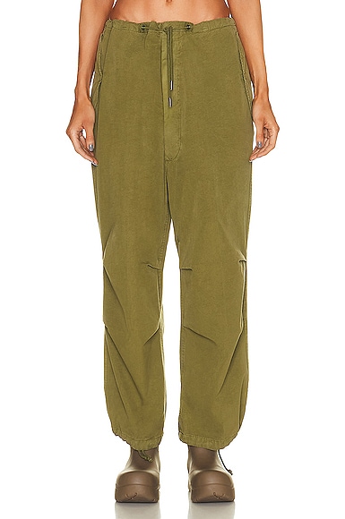 DARKPARK Blair Vintage Trouser in Military Green