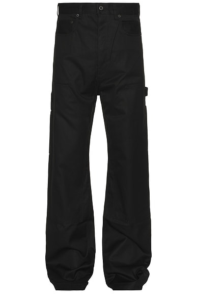 DRKSHDW by Rick Owens Double Knee Geth Cut in Black | FWRD