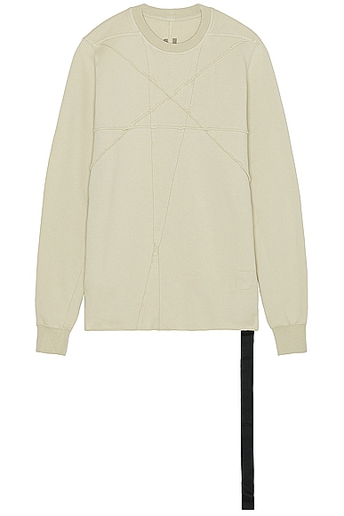 DRKSHDW by Rick Owens Crewneck Sweater in Pearl