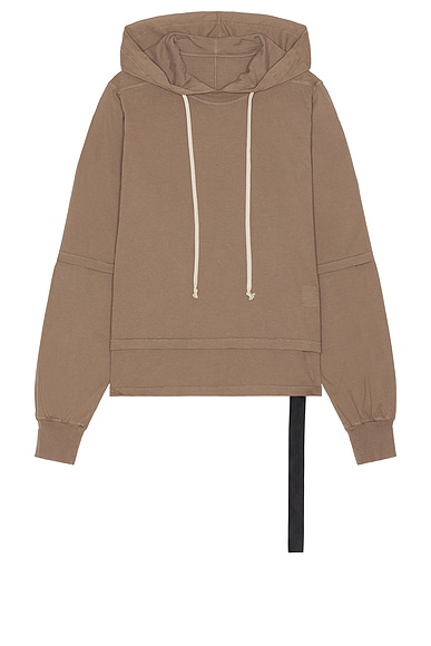 DRKSHDW by Rick Owens Hustler Hoodie in Dust