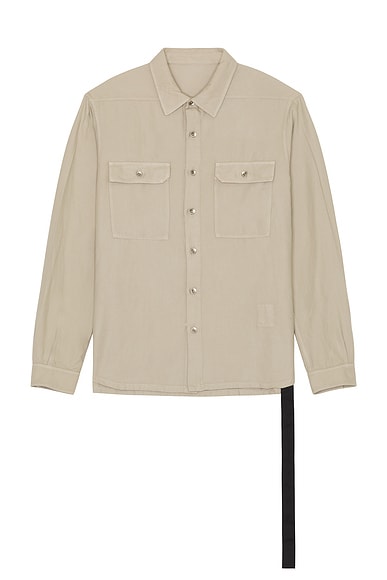 DRKSHDW by Rick Owens Outershirt in Pearl