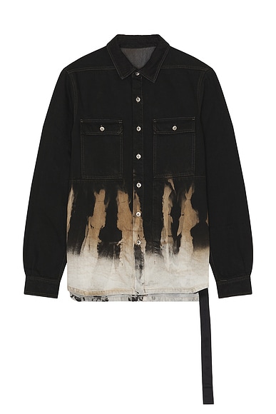 DRKSHDW by Rick Owens Outershirt in Black & Terra