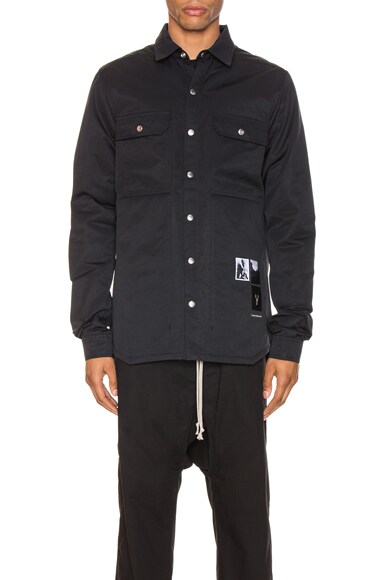 RICK OWENS DRKSHDW Outershirt,DRKS-MS72