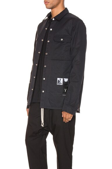 RICK OWENS DRKSHDW Outershirt,DRKS-MS72